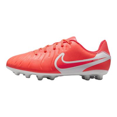 Tiempo Legend 10 Academy Удобные Прочные Низкие Детские Футбольные Бутсы Детские Футбольные Бутсы Горячая Лава-Оранжевый Белый DV4349-800