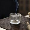 Creative Incense Burner Glass Fragrance Censer Craft Ornament Aromatherapy Stove  Indoor