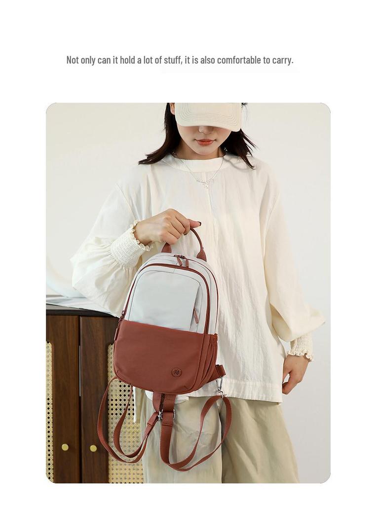 Женский универсальный легкий рюкзак - Повседневный, для путешествий, Модный, Большой вместимости, Идеально подходит для студентов и тех, кто ездит на работу.