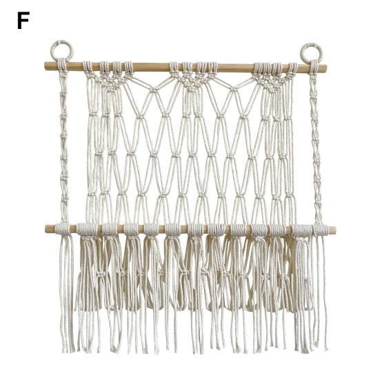 Стеллаж для хранения мягких игрушек, настенная сетка, дизайн с кисточками, яркий цвет, легко повесить, органайзер для хранения игрушек, кукол, декор детской комнаты