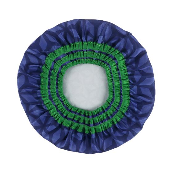 Крышка чаши с цветочным принтом листьев Мягкая эластичная лента Хлопок Моющийся Тяжелый