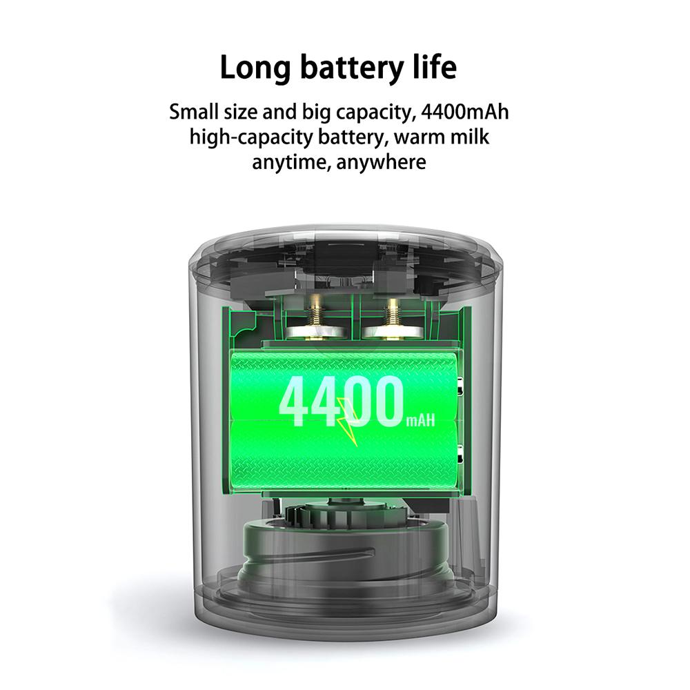 Портативный подогреватель детских бутылочек с молоком, беспроводной подогреватель молока, размораживание и нагрев, два режима, 4 уровня