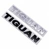 3D Metal Chrome Silver Black Car Sticker Rear Trunk Body Fender TIGUAN Letters Labeling Emblem Badge Logo