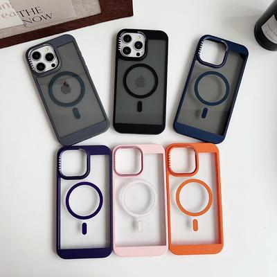 Новый магнитный чехол для телефона Apple 16PROMAX Iphone15 с кромкой для отвода тепла и противоударным защитным чехлом 14 с ощущением кожи
