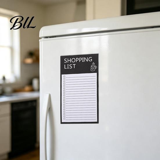 Daily To-do List Notepad Magnetic Refrigerator Checklist Notepad, Tear-off Routine Planner, To-Do Home Organization Tool Planning Memo Pad for