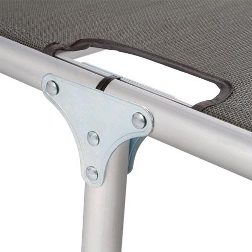 Garden Lounger With Sun Canopy - Adjustable