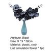 Искусственный цветок имитация цветочной ткани черный фаленопсис искусственный цветок для дома