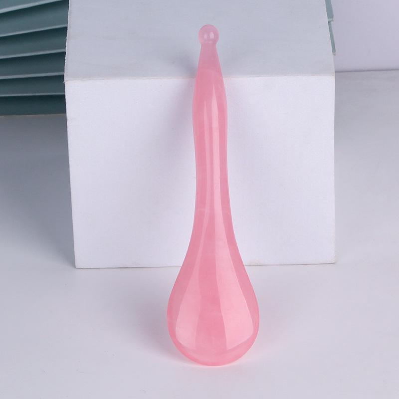 Скребок гуаша из смолы для массажа носа и лица