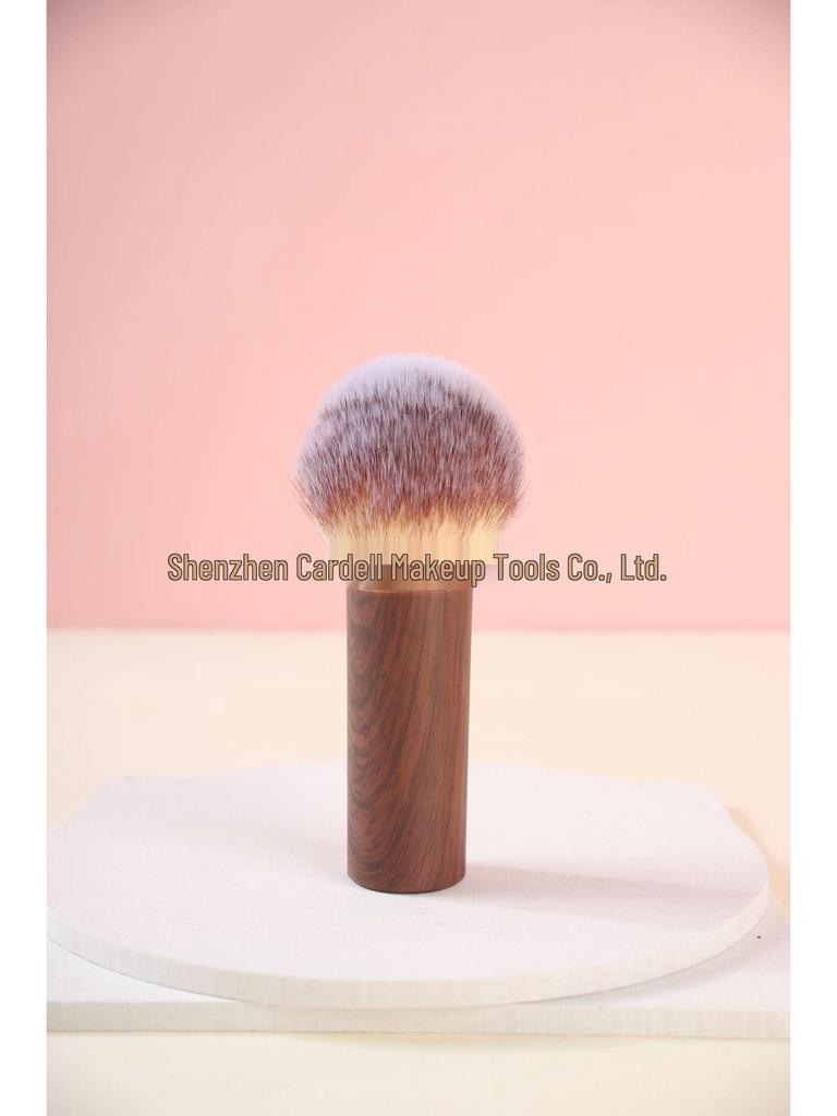 Компактная пухлая кисть для удаления пыли с ногтей - Кисть для пудры и румян в стиле бревна для сметания волос и нанесения макияжа