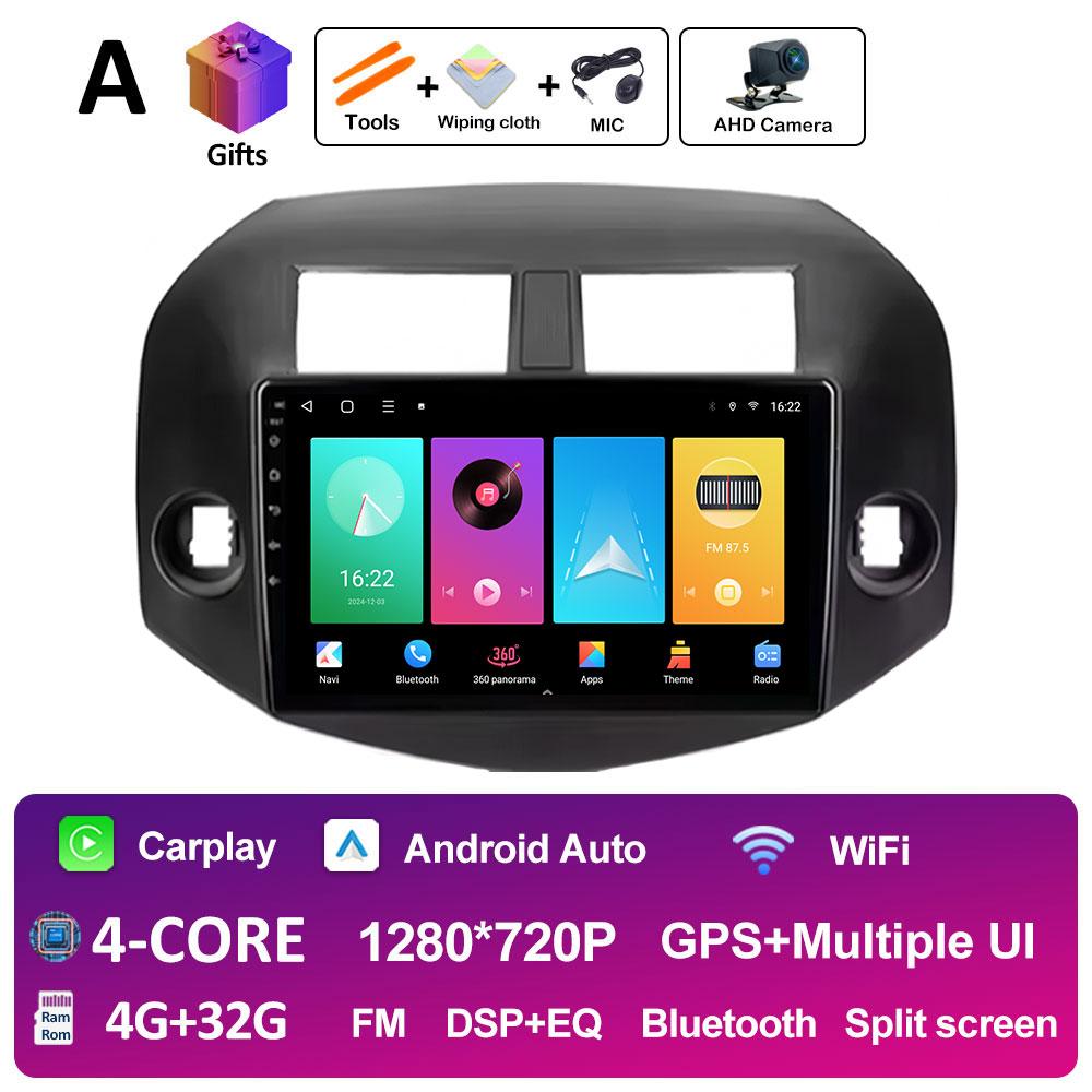Android Auto Wireless Carplay для Toyota RAV4 3 XA30 2005 2006 2007 2008 2009 2010 - 2013 Автомобильный видеомагнитофон, мультимедийный проигрыватель WIFI