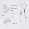 Fishing Rod Reel Combo Set Mini Telescopic Pocket Pen Fishing Rod Pole Fish Rod+Reel Pen Fishing Pole Kit Fishing Tool
