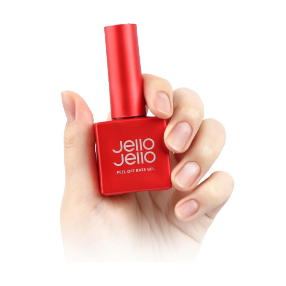 Jello Jello 3-шаговый набор для гелевого маникюра с отслаиванием – Базовый гель, Глянцевый топ-гель без липкого слоя и Одноразовый ремувер | Удаление геля без ацетона (10 мл + 10 мл + 30 мл)
