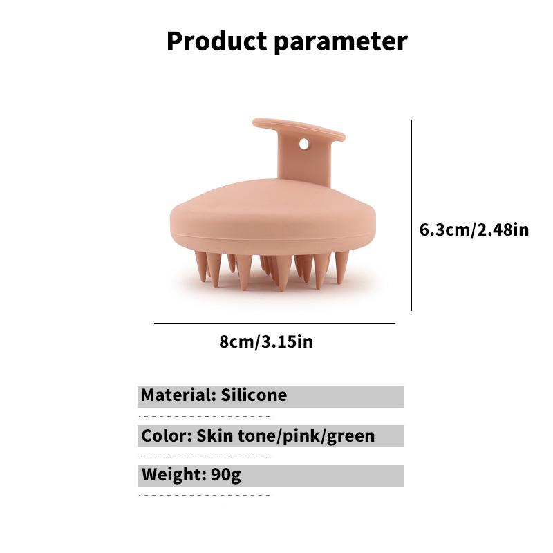 Силиконовая щетка для мытья волос Пшеничная солома Силиконовая щетка для мытья волос Головка щетка Scalp Stop Itch Scratching Comb Парикмахерский набор