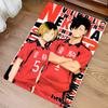 1pc Haikyu Print Area Rug - Soft,Washable Non-Slip Indoor Mat for Office Chairs,Living Room,Home Office Decorative Rug
