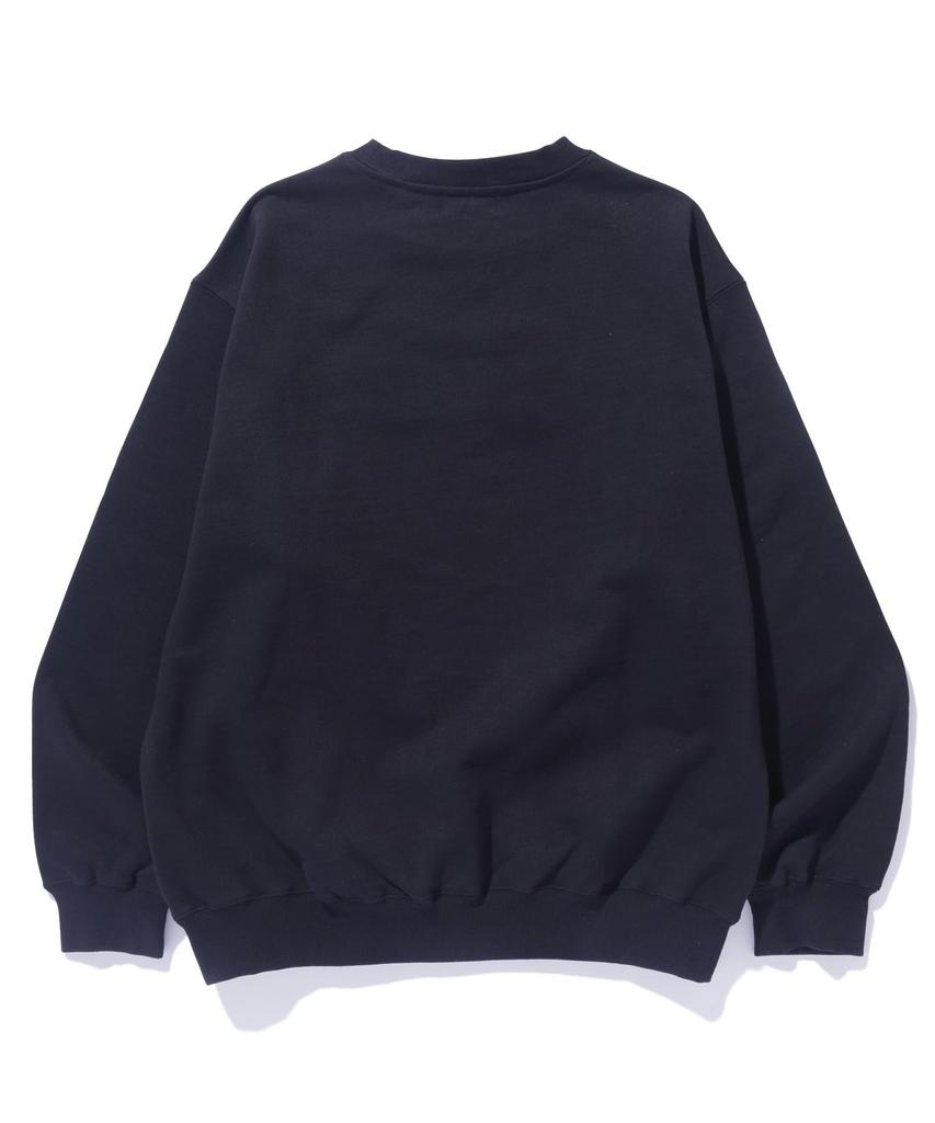 Свитшот CHENILLE STANDARD LOGO CREWNECK ЧЕРНЫЙ [Очень большой] Мужской