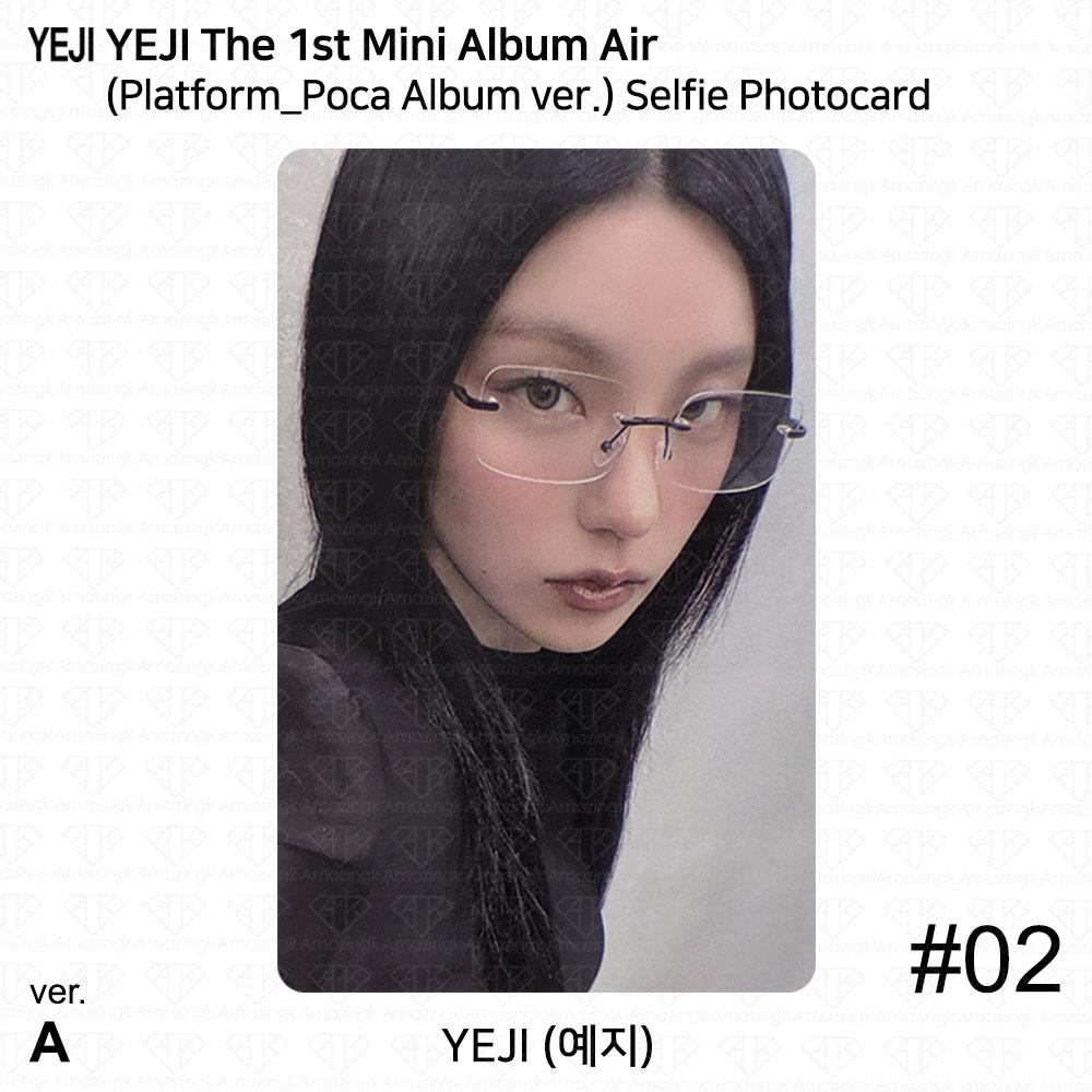 Yeji The 1st Mini Album AIR Official Photocard Platform Poca album ver ITZY KPOP
