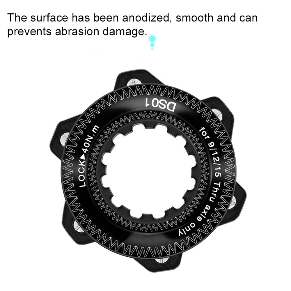 Адаптер из алюминиевого сплава для велосипеда Centerlock на 6 отверстий Конвертер втулки Center Lock для дискового тормоза на 6 болтов Велосипедный