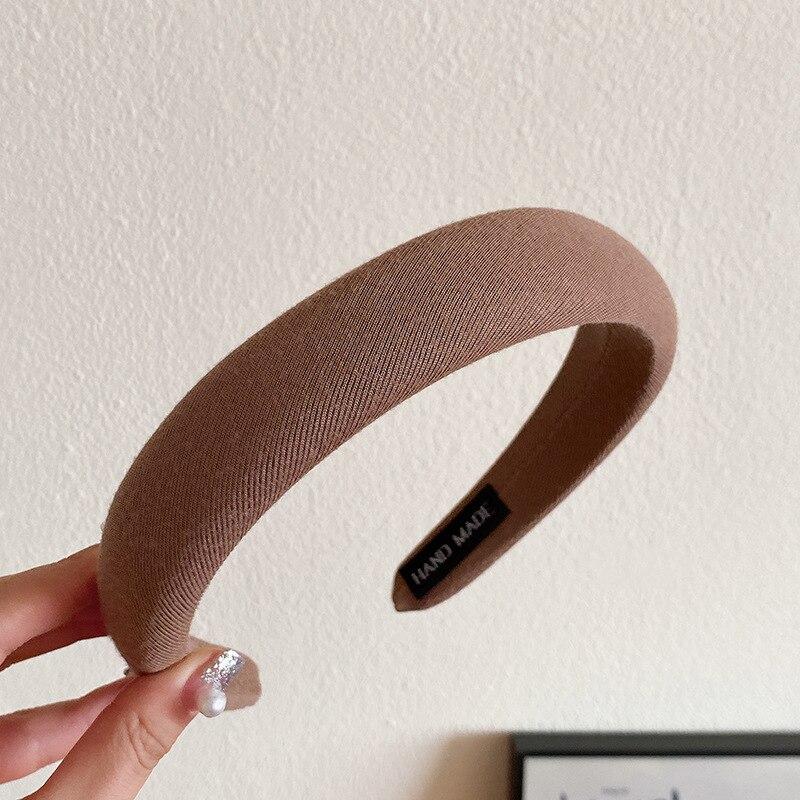 Новые корейские женские широкие ленты для волос, головной убор, винтажный простой обруч для волос с принтом, резинки для волос, аксессуары для волос для девочек, головные уборы