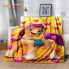 Cute 3D P-Pony Cartoon Unicorn Soft Plush Blanket,Flannel Blanket Throw Blanket for Living Room Bedroom Bed Sofa Picnic Kid Gift
