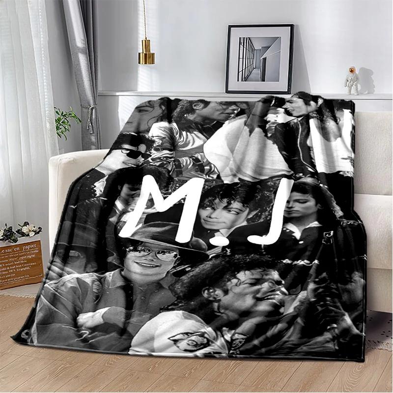 MJ 29 New Michael Jackson Pop Star King Blanket Soft Throw Blanket Home Bedroom Bed Sofa Travel Office KidsCover Custom blankets