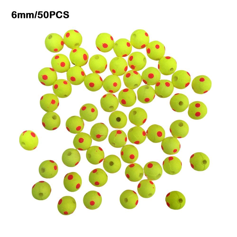 50 шт. 6-15 мм Пенопластовые поплавки Шарики Бобы Рыболовные Плавучие Прочные Рыболовные Поплавки Бусины Для Рыбалки на Открытом Воздухе