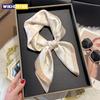Новая Мода 70X70см Женский Шарф Шелковый Шарф с Принтом Пейсли Квадратная Шаль Декоративная Повязка на Голову Шейный Роскошный Дизайн Бандана