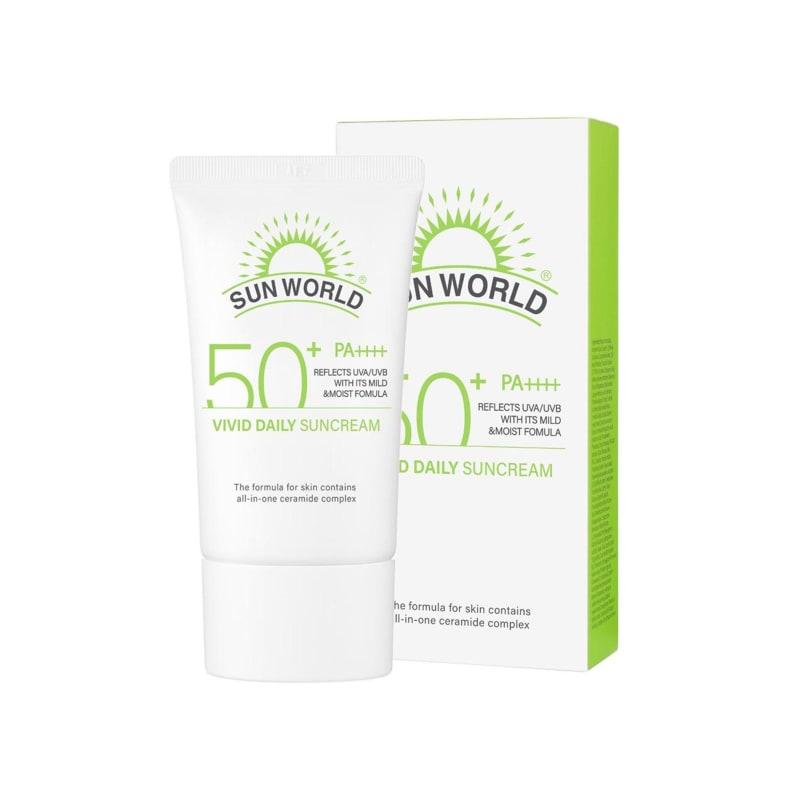 Sunworld Vivid Daily Sunscreen SPF50+ PA++++ Triple Functionality