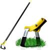 Cultivator Hoe Matte Finish Rust Resistant Telescopic Design Long Service Life Ergonomic Weeding Portable Stainless Steel