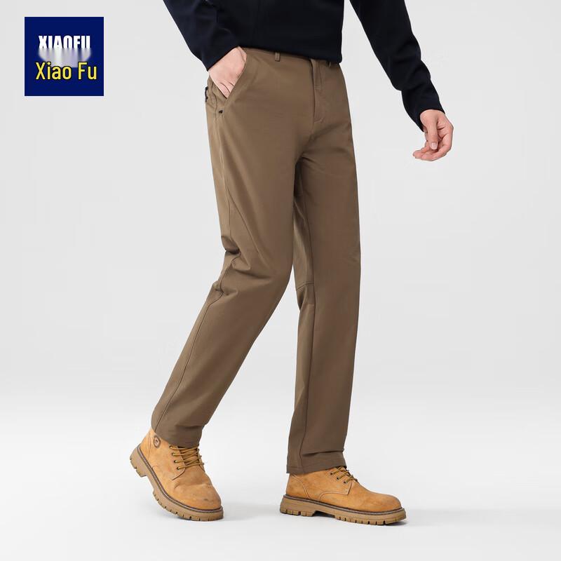 Xiaofu Men's Casual Straight-Leg Commuter Pants