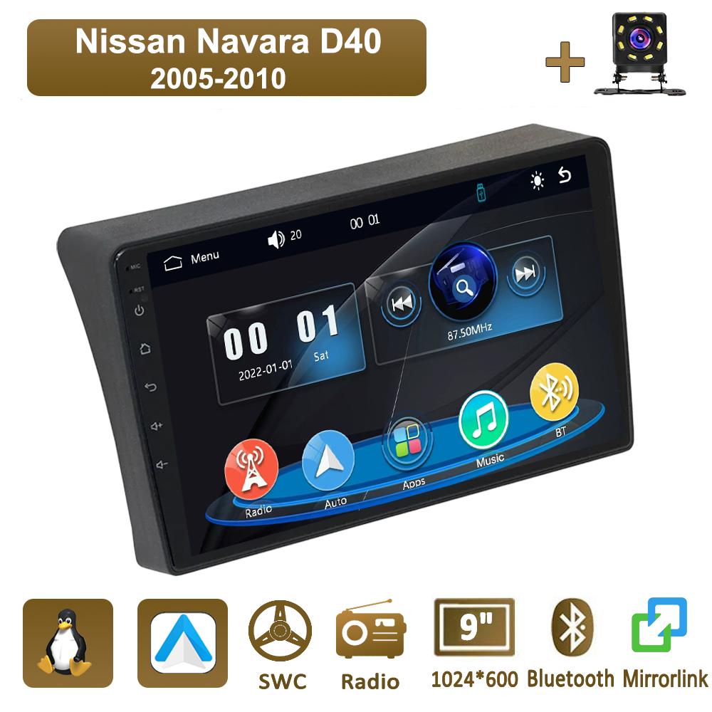 icreative Автомагнитола Мультимедиа MP5 Плеер Головное Устройство Стерео BT Для Nissan Navara D40 2005-2010