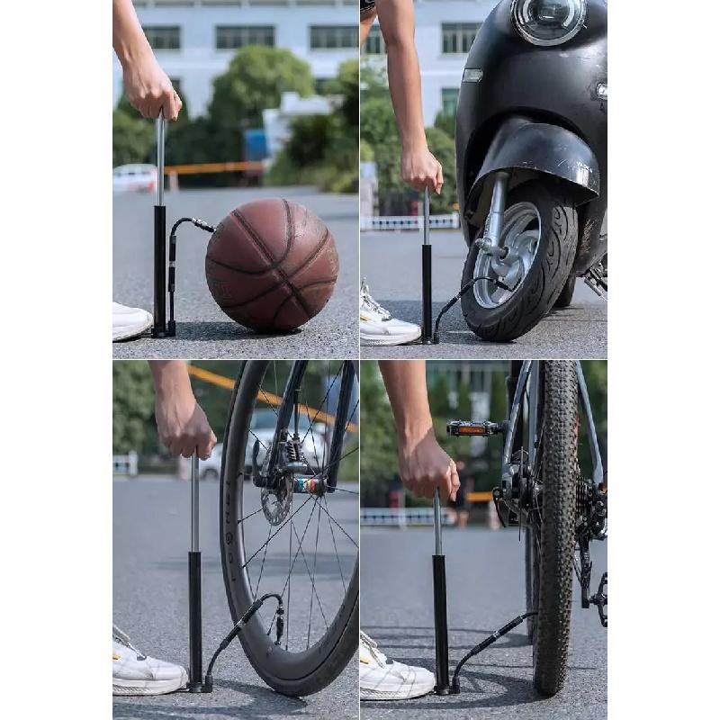 ROCKBROS 120PSI Велосипедный насос Портативный насос для накачки шин Велосипедный насос с манометром AV FV Schrader Presta Клапанный насос Велосипедные аксессуары