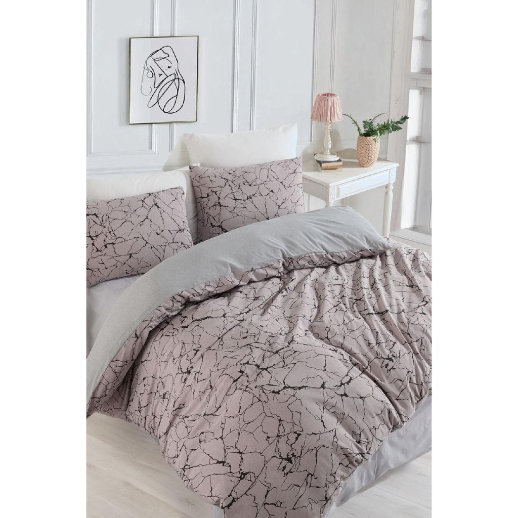 Двойной комплект пододеяльников с цветочным принтом, легко гладится