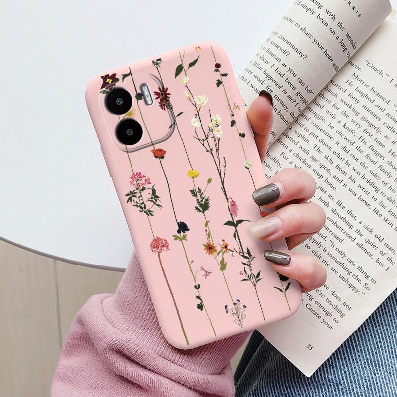 Flowers Case For Redmi A1 A2 Back Cover Cartoon Owl Cute Heart Painting Capa Soft Silicone Fundas For Xiaomi RedmiA1 Plus A3 A5
