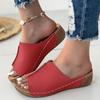 Fashion Summer Women Sandals Shoes Open Toe Women Shoe Slip On Sandals Woman Wedge Ladies Shoes Party Footwear Female Slippers Woman