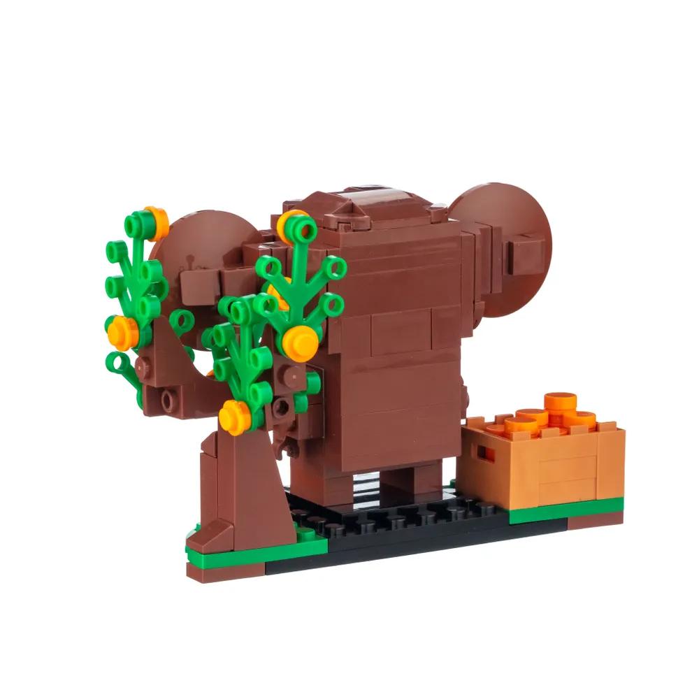 MOULD KING Чебулашка, русская ушастая обезьянка, игрушка, коллекционный блок, детский подарок 8+(163 шт.)