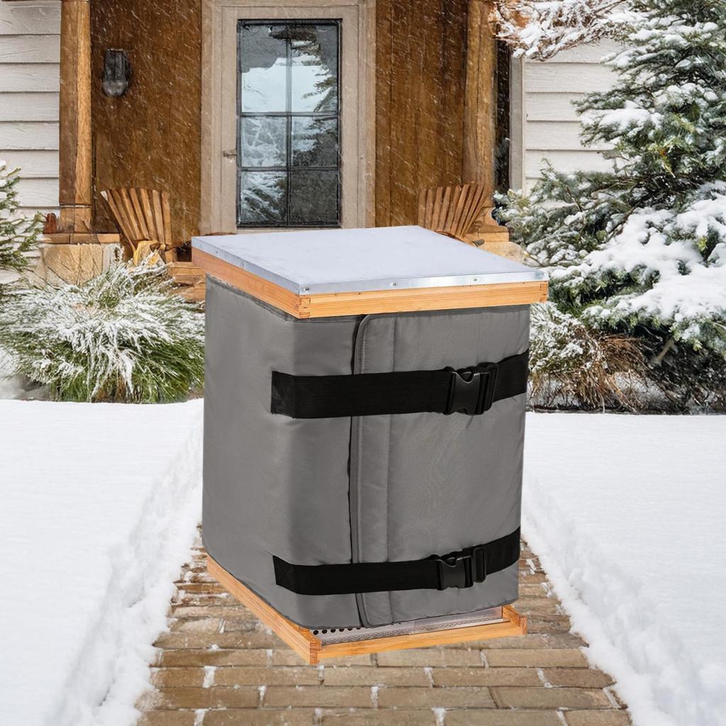 Ветрозащитный утепленный чехол для улья, регулируемый, для пастбища, патио, газона