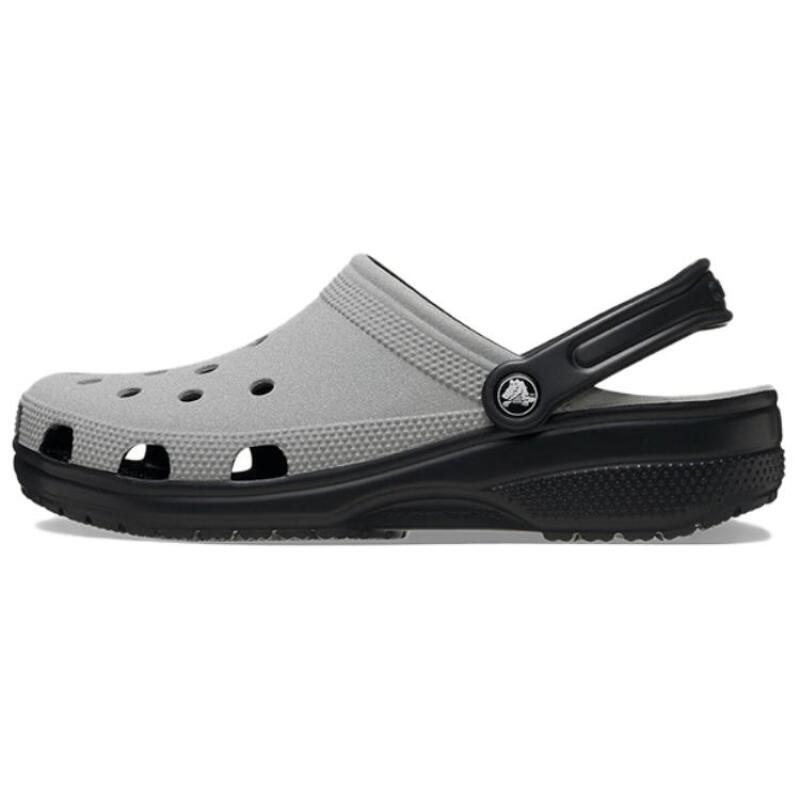 Crocs Casual Fashion Hole Shoes Men's Black Grey