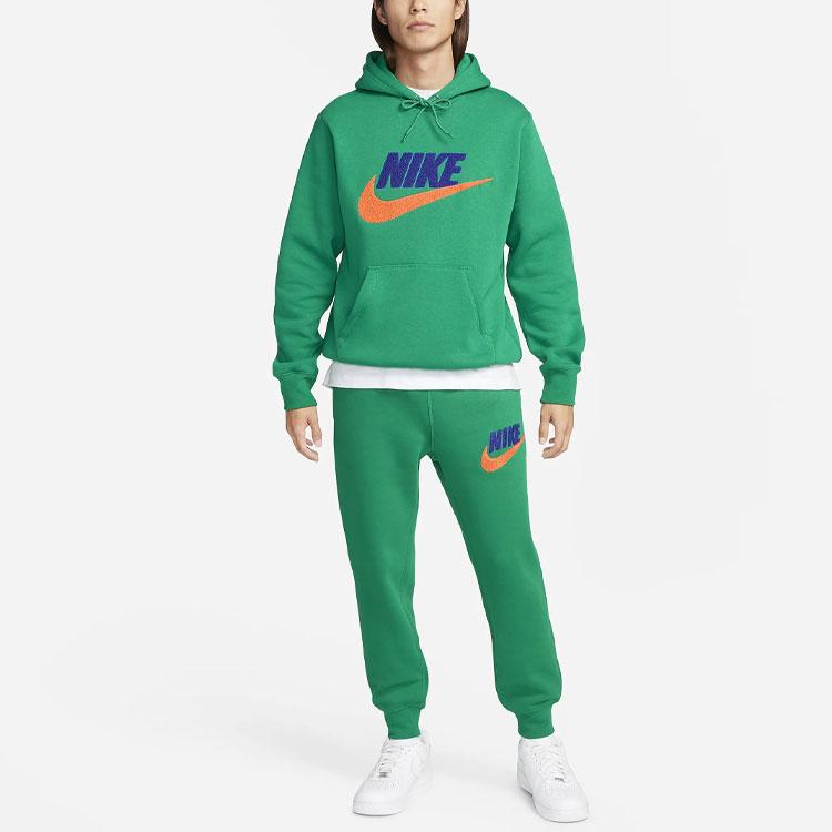 Nike Alphabet Logo Towel Embroidery Drawstring Knit Joggers Men Bottoms Green FN3095-365
