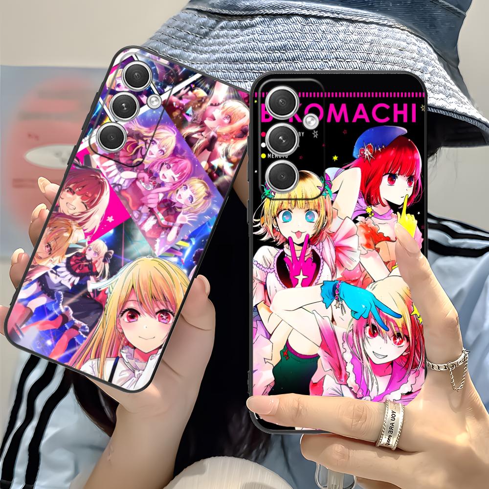 Чехол для телефона Oshi no ko B-Komachi для Samsung Galaxy S25 S24 S23 S22 S21 S20 Note20 Plus FE Ultra Цветной Защитный Чехол Красивый