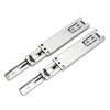 2pcs Silver Drawer Slides Side Mount Telescoping Sliding Rails Mini Heavy Duty Slides  Cabinets