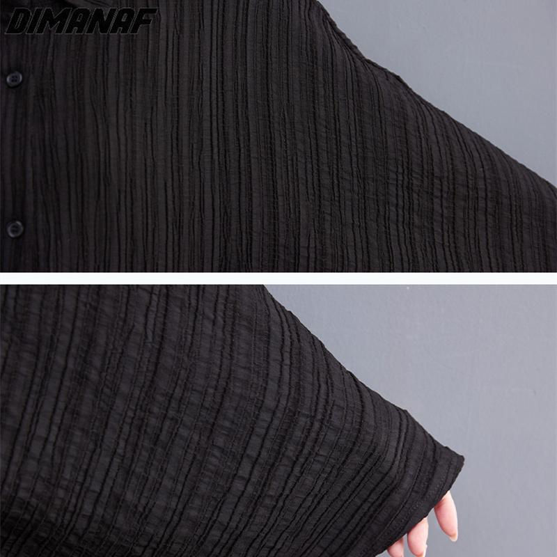 Dimanaf 2023 Plus Size Summer Women Blouse Bat Chiffon Solid Lady Tops Tunic Tees Shirt Oversize Loose Casual Clothing Green