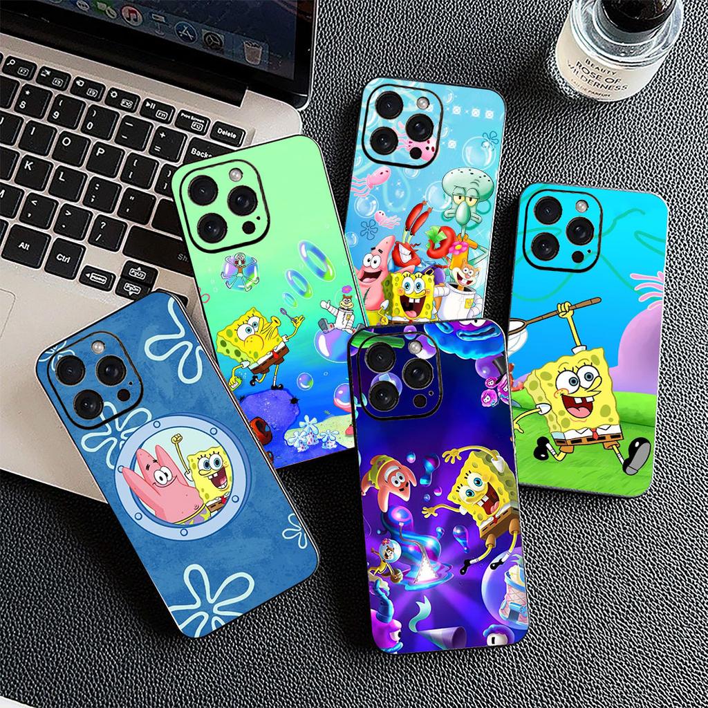 Cover for Samsung Galaxy S20 S22 S21 FE Ultra Plus A07 A17 A15 A16 A25 A57 A37 Phone Case S-SpongeBobs-Cute S-SquarePants-Poster