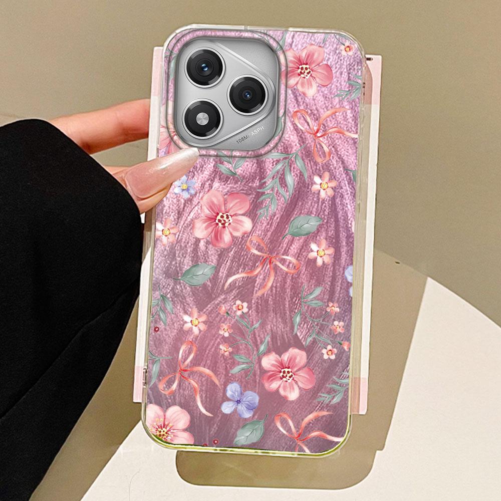 Чехол для телефона с вишневым бантом для нескольких кошек для Honor 400 200 Pro Magic 6 5 7 Lite X9a X9c X9b X8a X8b X8c Ракушка Силиконовые сумки Чехол