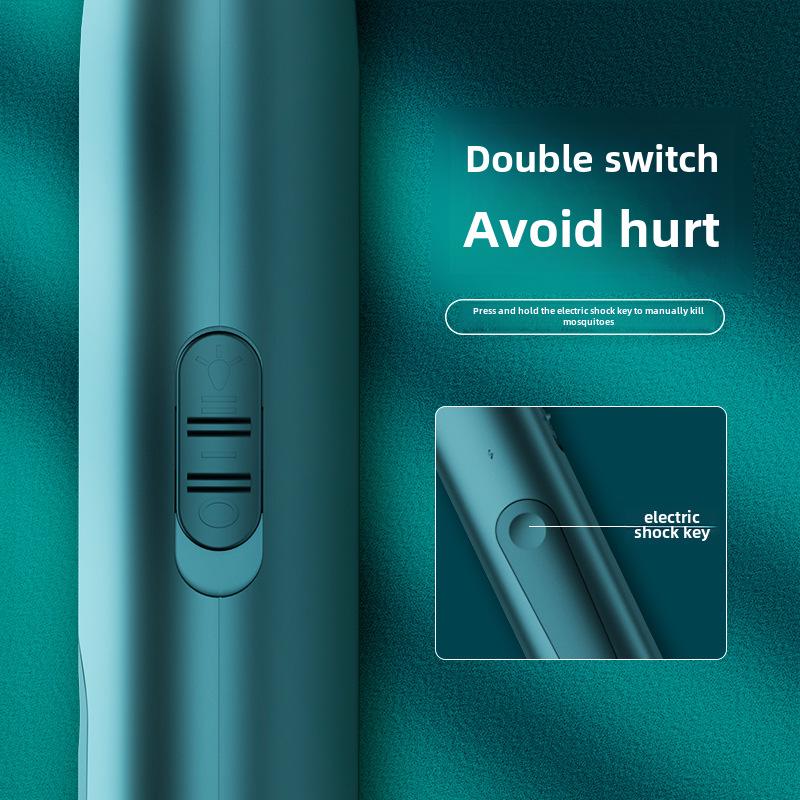 Электрическая мухобойка и уничтожитель комаров с зарядкой через USB: Мощная ловушка для комаров и мух 2 в 1