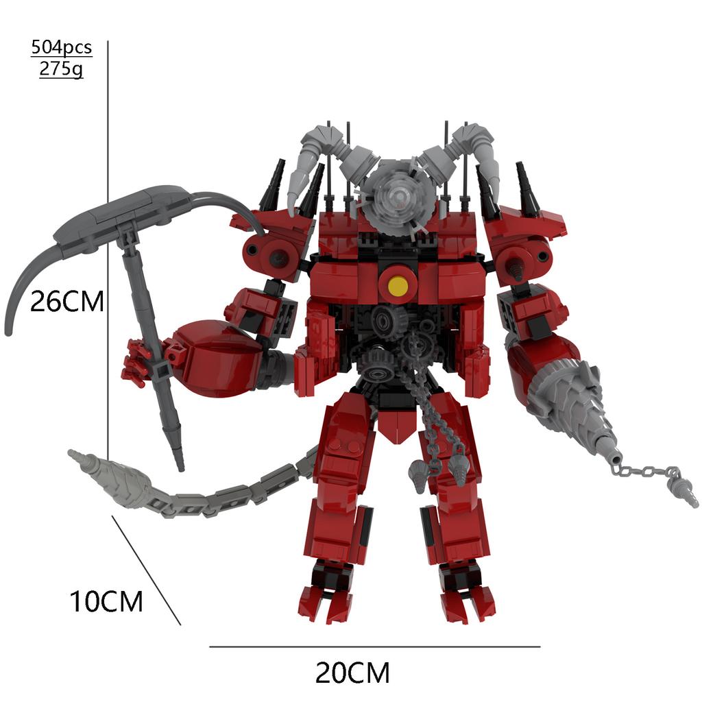2024 3D Speakerman Children's Block Plastic Game Designer for Teens and Children Skibidi Toilet 504pcs