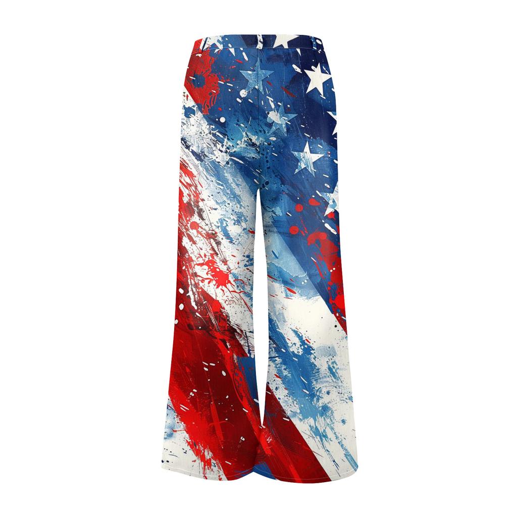 Широкие расклешенные джинсы для женщин с карманами, мешковатые брюки с винтажным цветочным принтом и высокой талией, свободные брюки