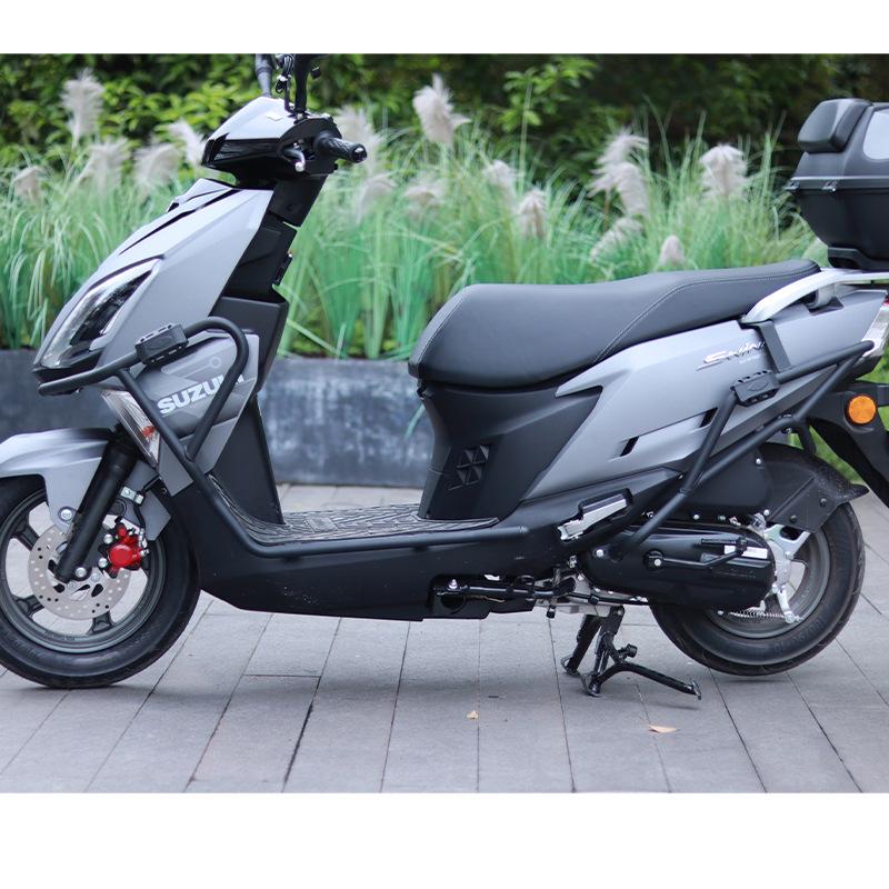 Легкий Мотоцикл Suzuki UY125 Защитные Противоударные Дуги - Передний и Задний Бамперы из Углеродистой Стали