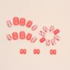 French False Nails Short Round Nail Tips Detachable Fake Nails  for Salon