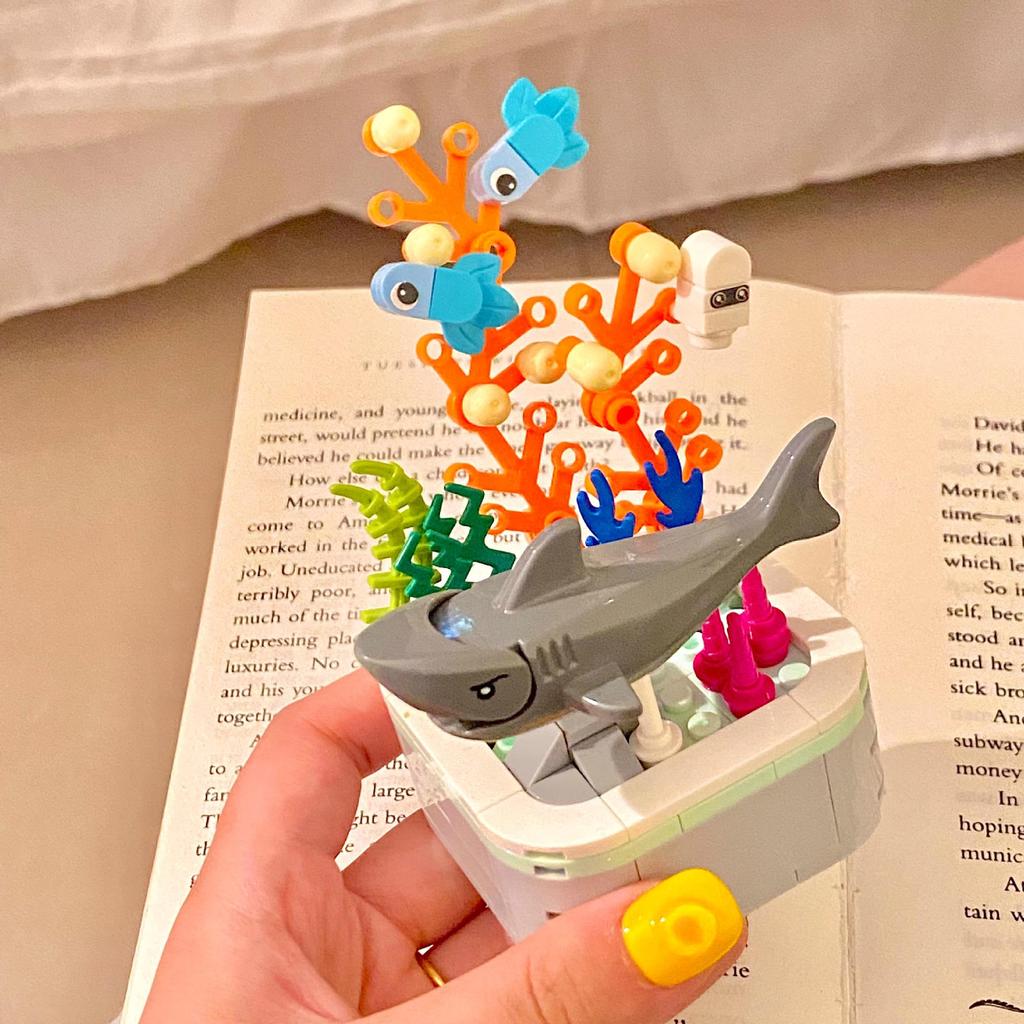 Океанские насекомые и животные Бонсай Строительные блоки - Обучающие игрушки и подарки для детей