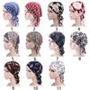 New Fashion Beanie Muslim Cancer Chemo Hat Printed Headwear Turban Hat Head Wrap Cap